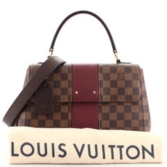 Louis Vuitton Bond Street Handbag Damier with Leather MM