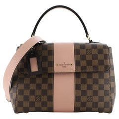 Louis Vuitton Bond Street Handtasche Damier mit Leder MM