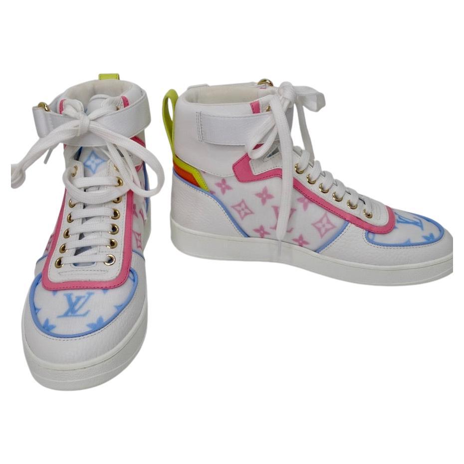 Louis Vuitton Boombox Pastels Monogram Nylon Sneakers