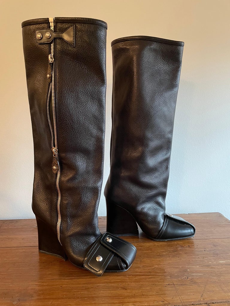 Louis Vuitton 2021-22FW Patti wedge ankle boot 9,5cm (1A9CGK)