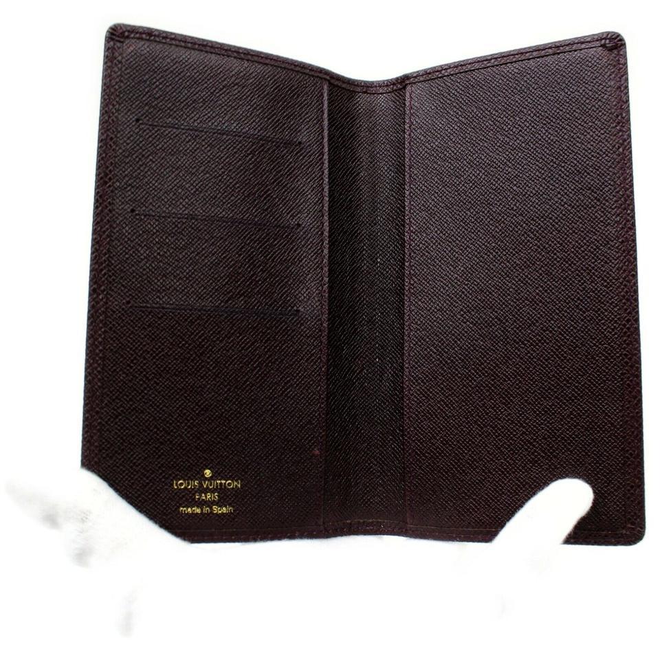 Louis Vuitton Bordeaux Brazza Long Bifold Flap Taiga Leather 872728 Wallet 4