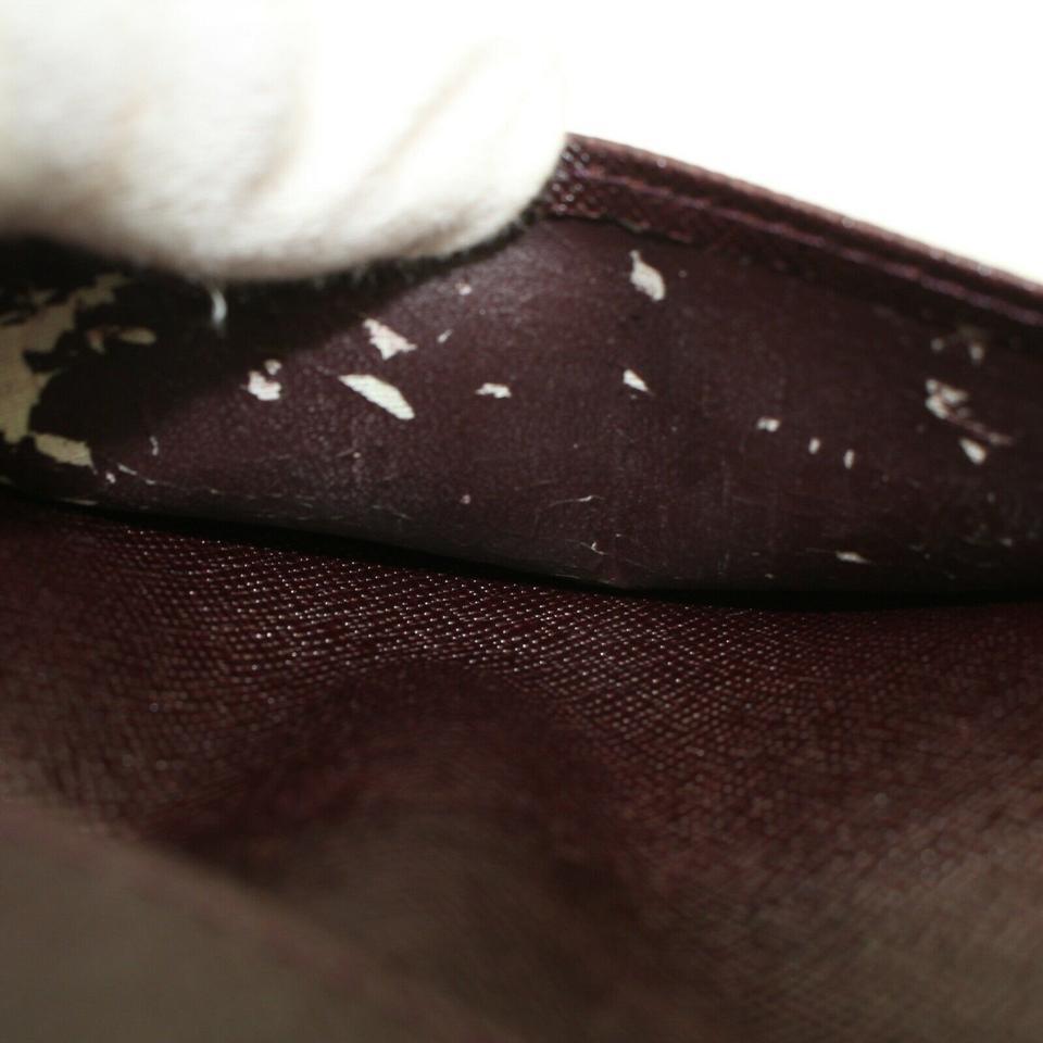 Louis Vuitton Bordeaux Brazza Long Bifold Flap Taiga Leather 872728 Wallet 3