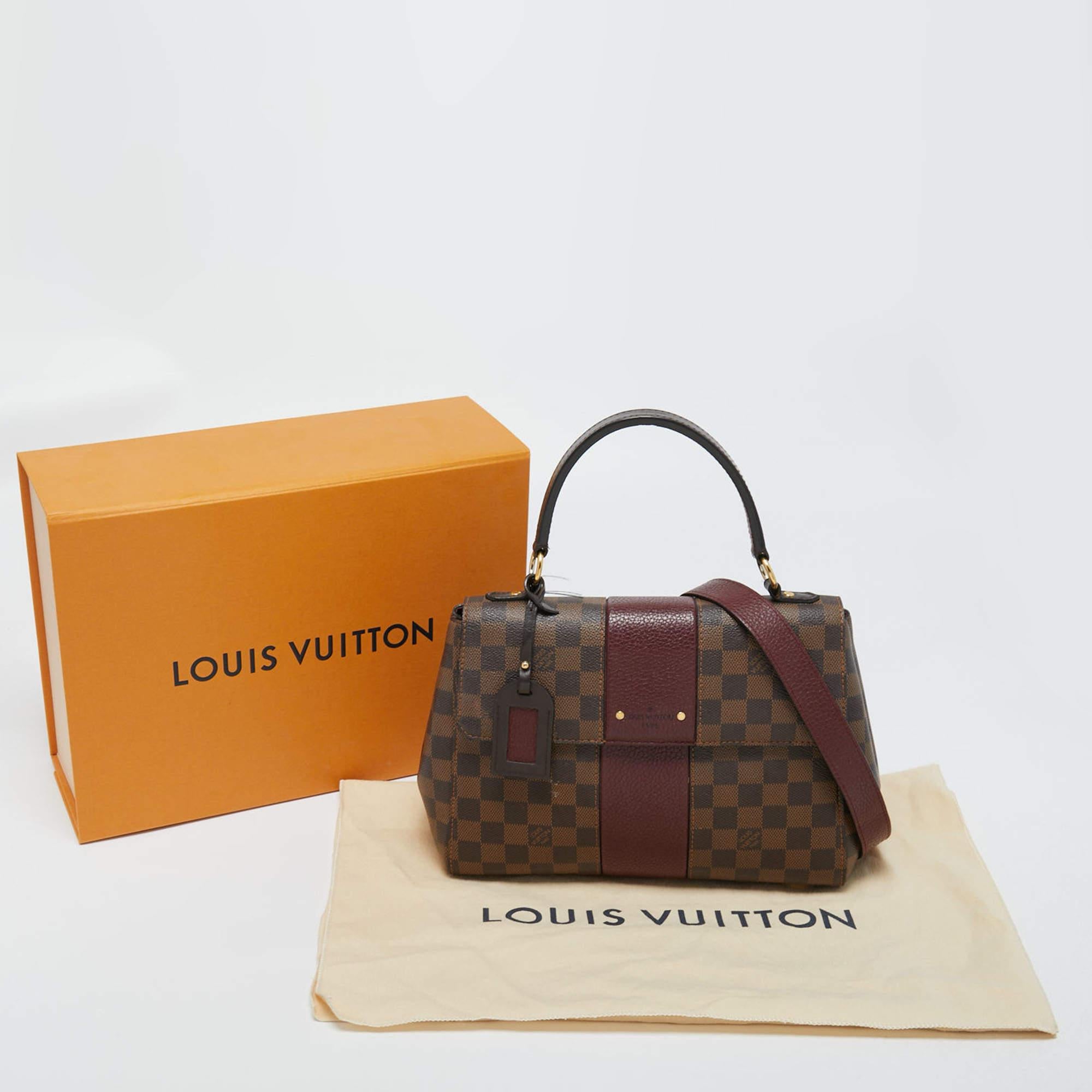 Louis Vuitton Bordeaux Damier Ebene Canvas Bond Street Bag 13