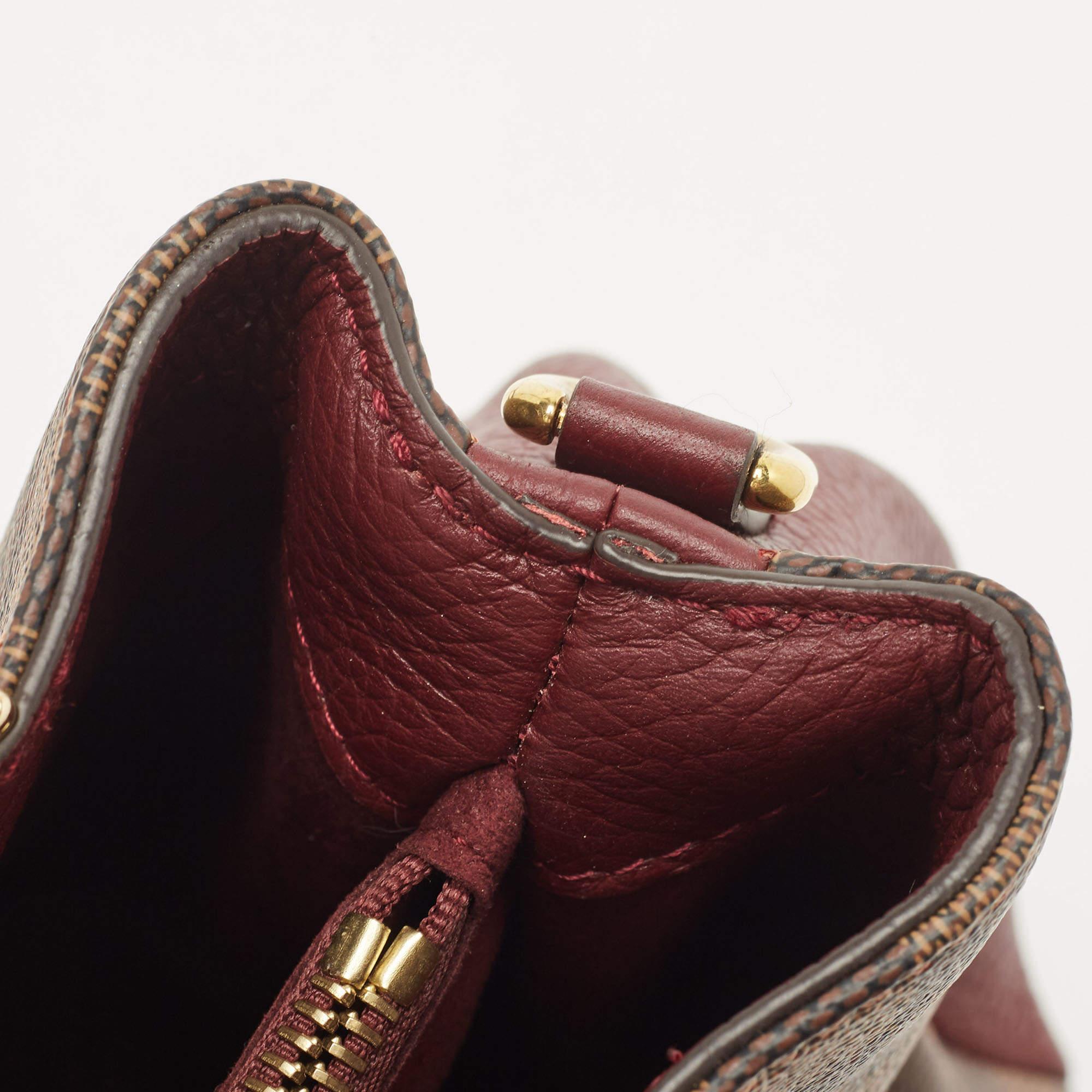 Damier Ebene Canvas Brittany Tasche von Louis Vuitton in Bordeaux 11