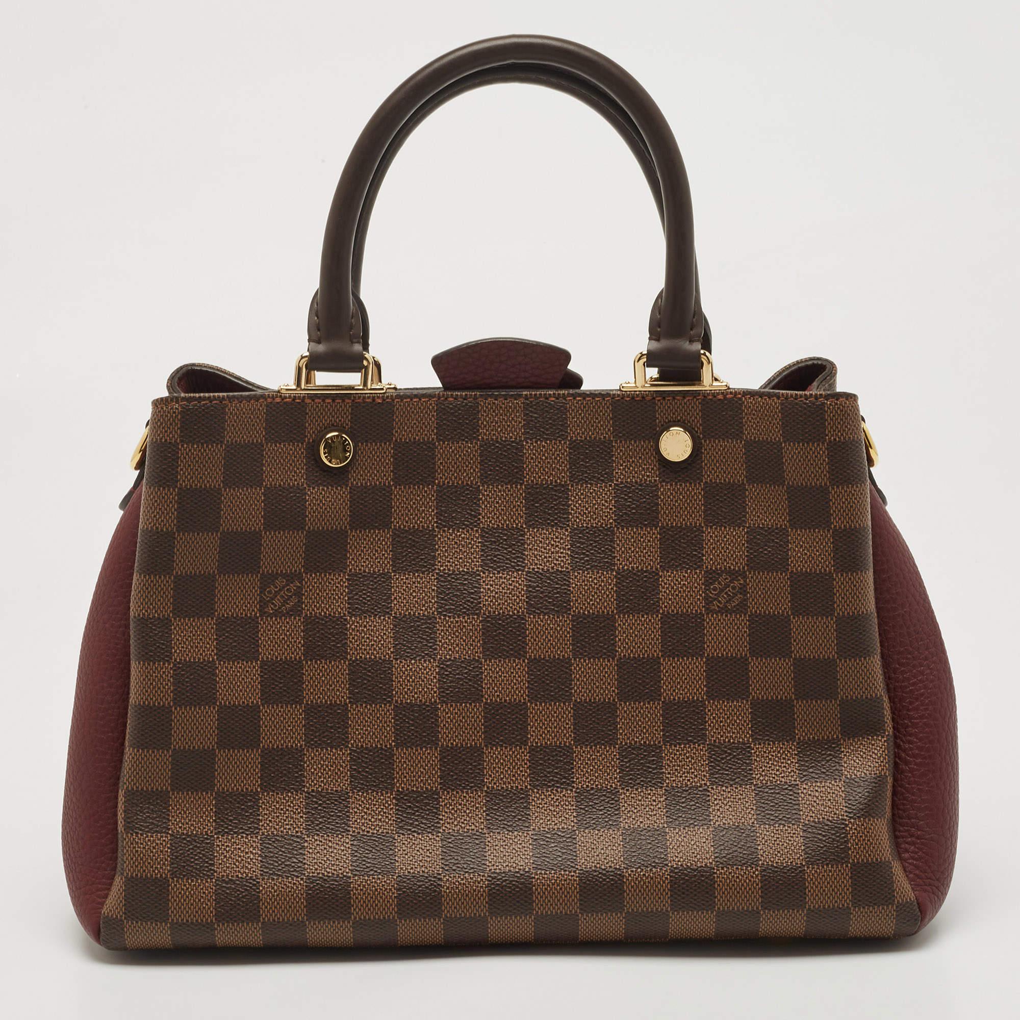 Pre-Owned Louis Vuitton Batignolles Vertical-MO Brown Shoulder Bag