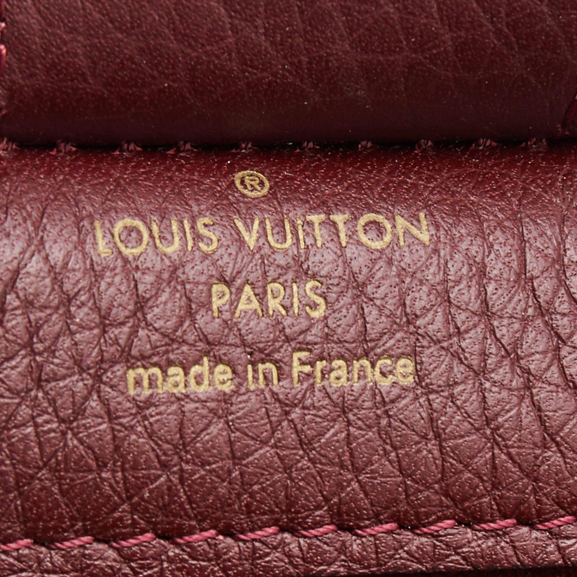 Louis Vuitton Bordeaux Damier Ebene Canvas Brittany Bag In Good Condition In Dubai, Al Qouz 2