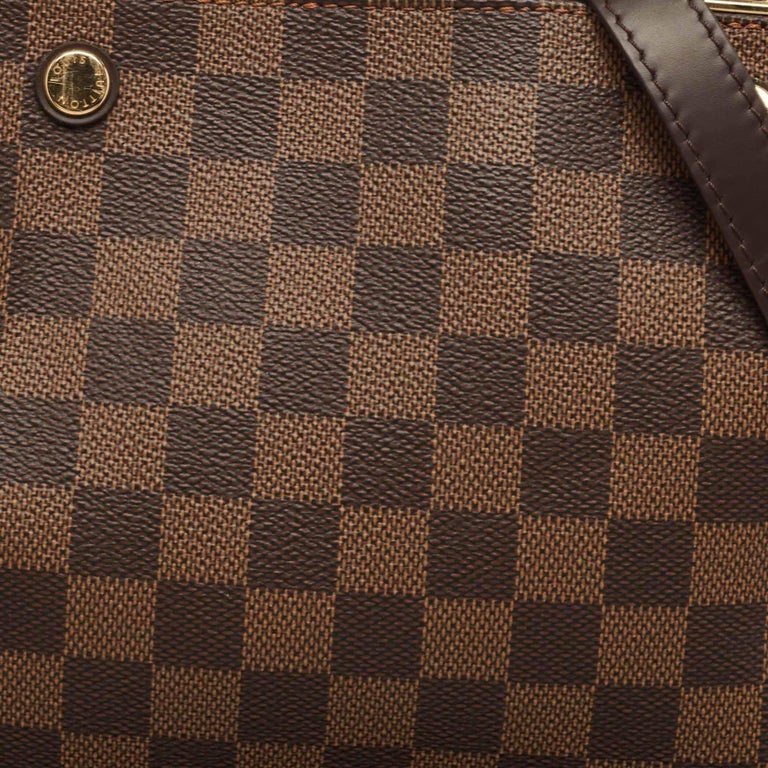 Louis Vuitton Damier Ebene Canvas and Leather Brittany Bag Louis