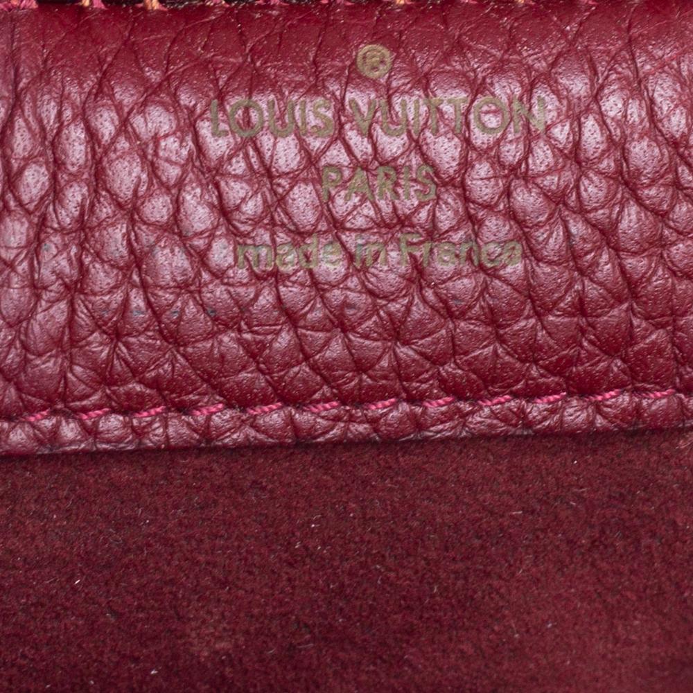 Louis Vuitton Bordeaux Damier Ebene Canvas Brittany BB Bag In Good Condition In Dubai, Al Qouz 2