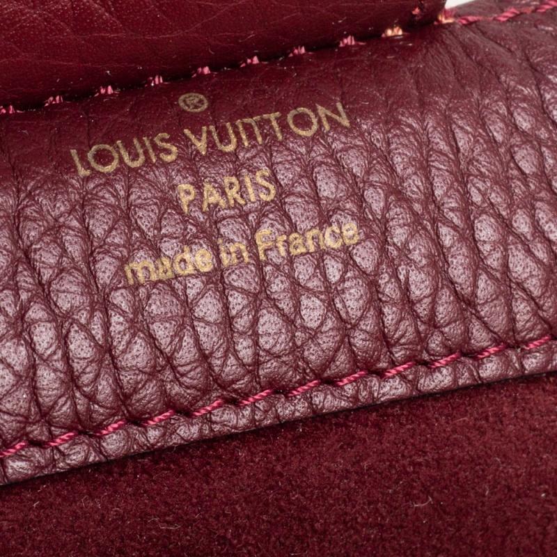 Women's Louis Vuitton Bordeaux Damier Ebene Canvas Brittany BB Bag
