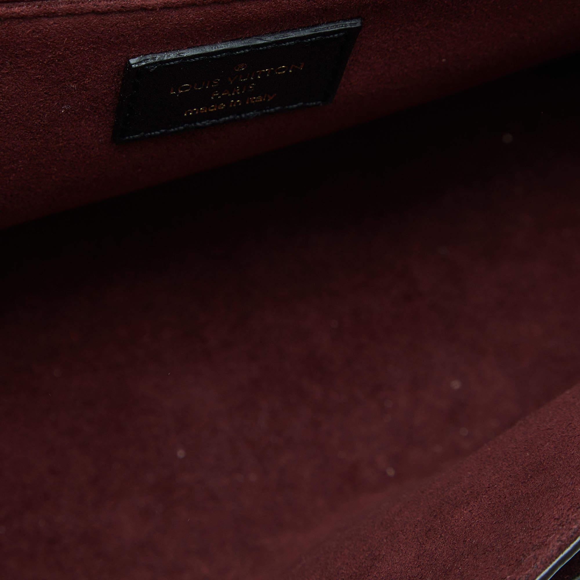 Louis Vuitton Bordeaux Damier Ebene Canvas Vavin PM Bag 2