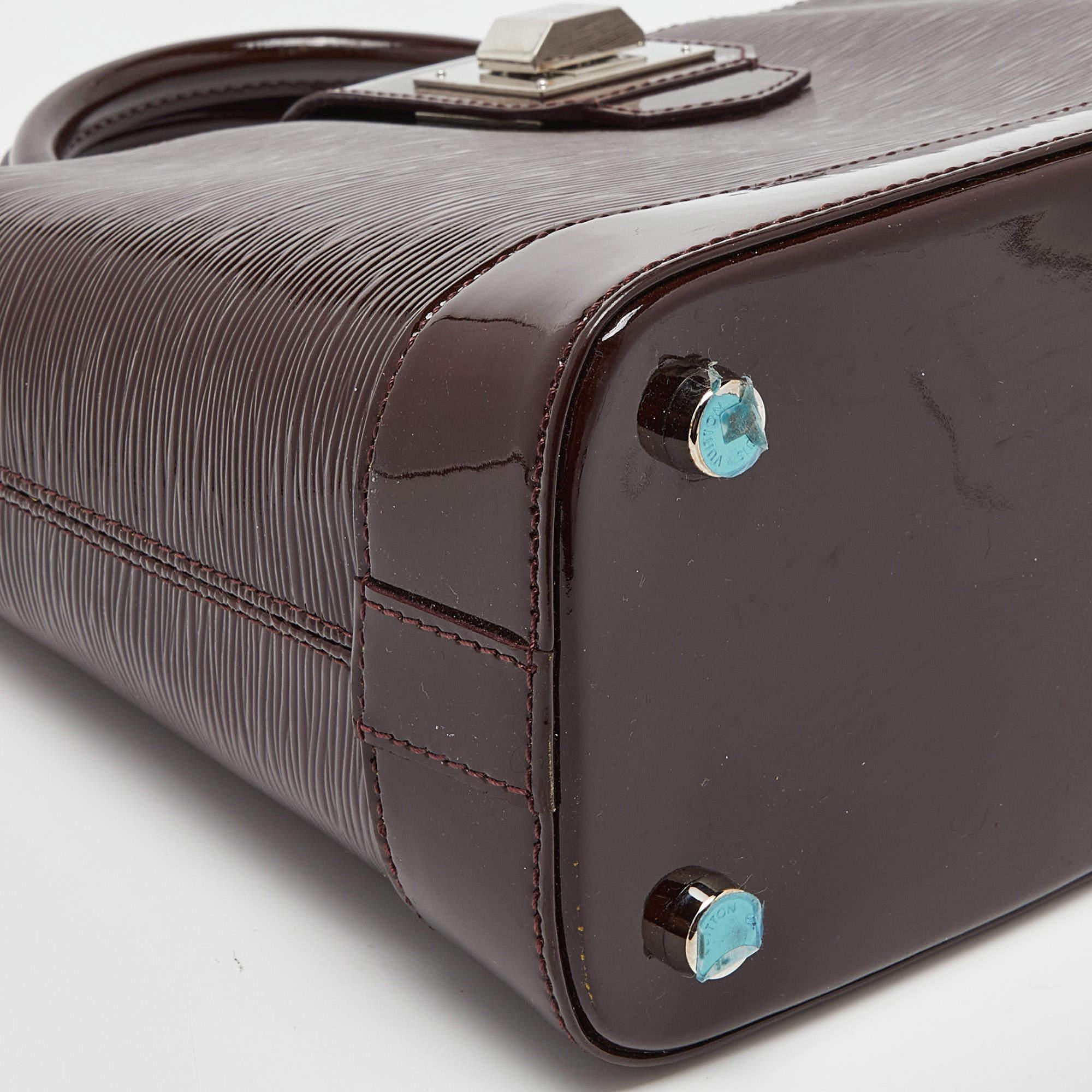 Louis Vuitton Bordeaux Electric Epi Leather Mirabeau PM Bag For Sale 1