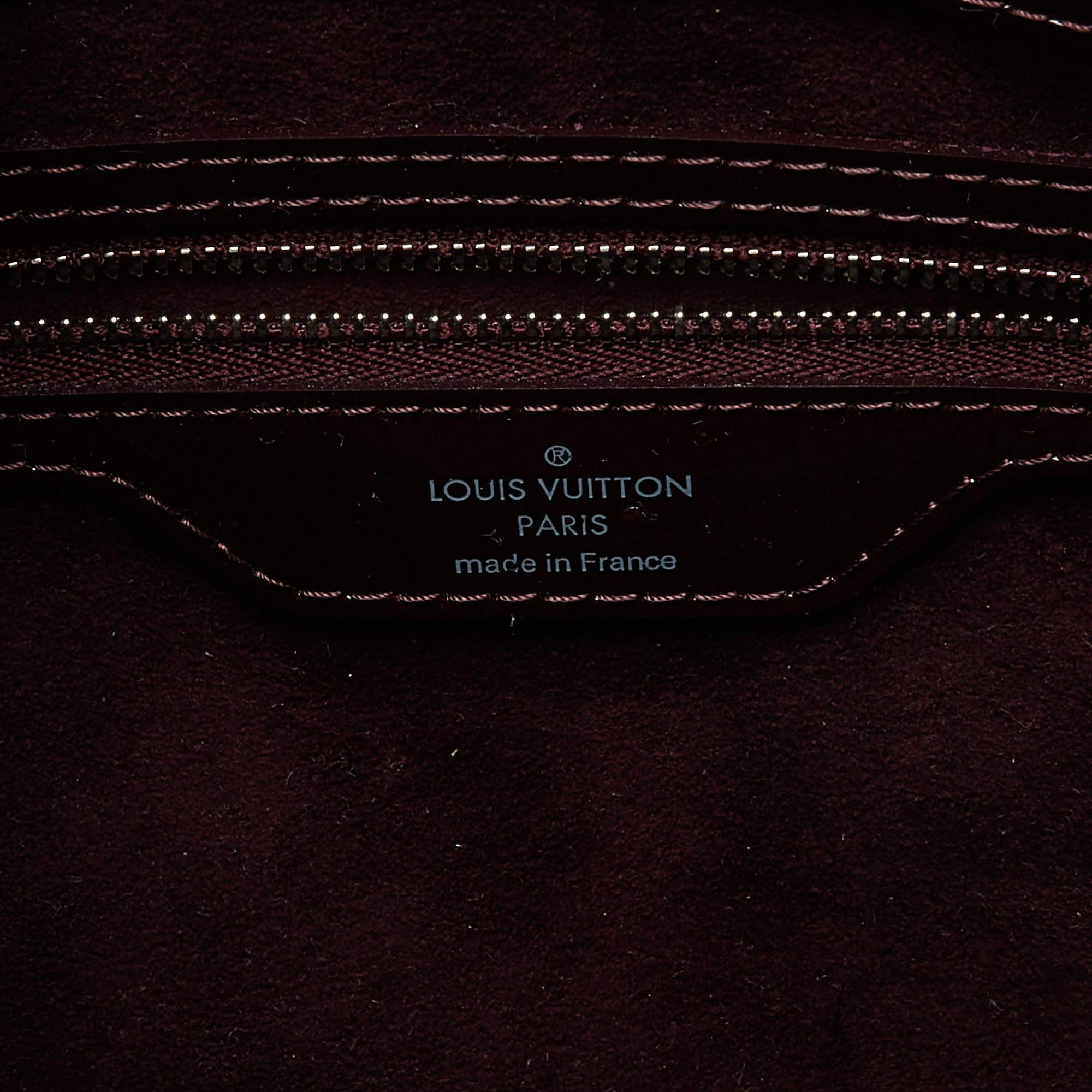 Louis Vuitton Bordeaux Electric Epi Leder Mirabeau PM Tasche aus Leder im Angebot 4