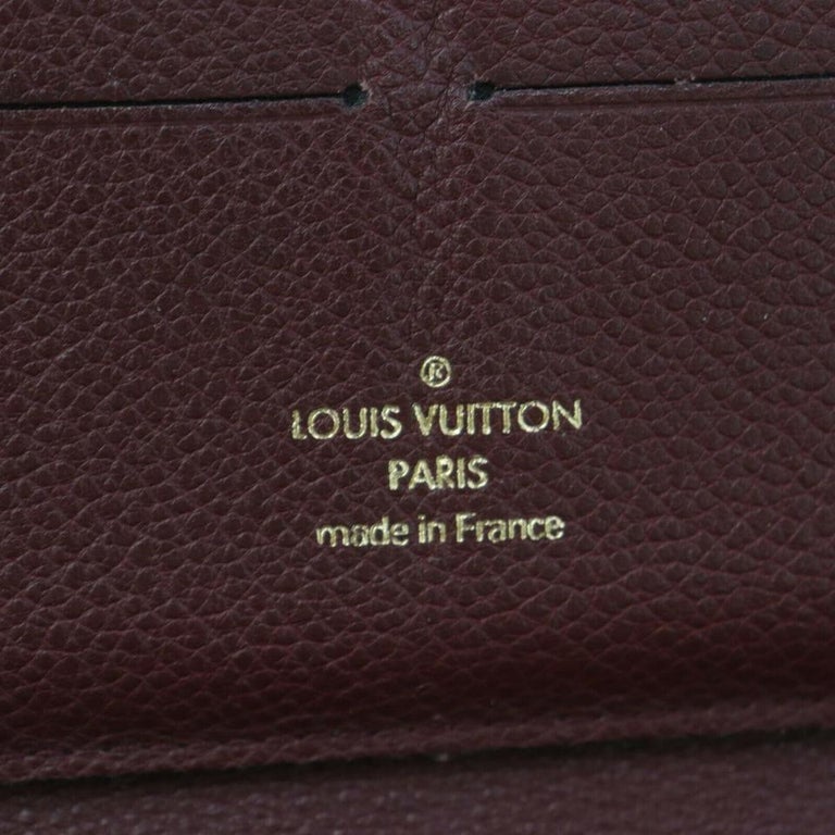 Louis Vuitton Bordeaux Empreinte Leather Monogram Zippy Wallet Zip Around 862064 For Sale 5