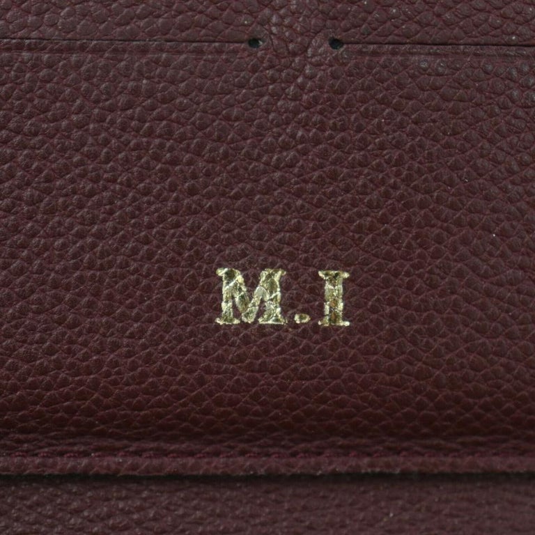 Louis Vuitton Bordeaux Empreinte Leather Monogram Zippy Wallet Zip Around 862064 For Sale 7