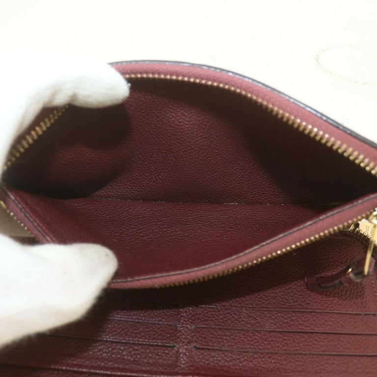 Louis Vuitton Bordeaux Empreinte Leather Monogram Zippy Wallet Zip Around 862064 For Sale 2
