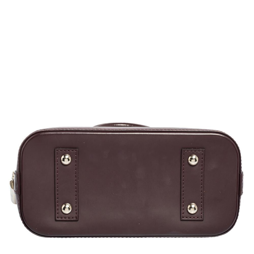 Louis Vuitton Bordeaux Epi Leather Alma BB Bag 8