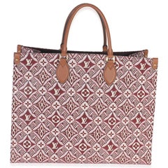 Louis Vuitton Bordeaux Jacquard Canvas Since 1854 Onthego GM