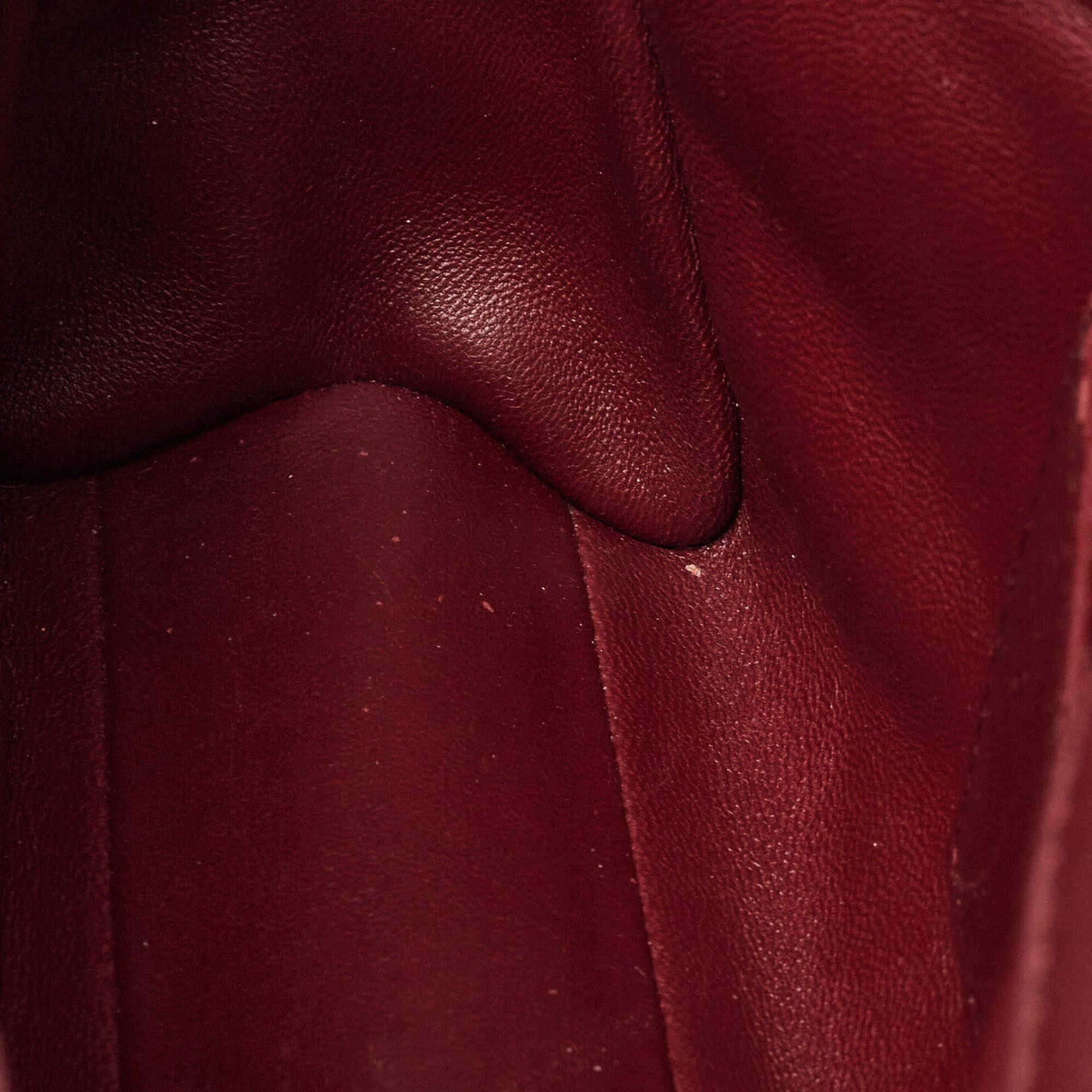 Louis Vuitton Bordeaux Malletage Leather GO-14 PM Bag 7