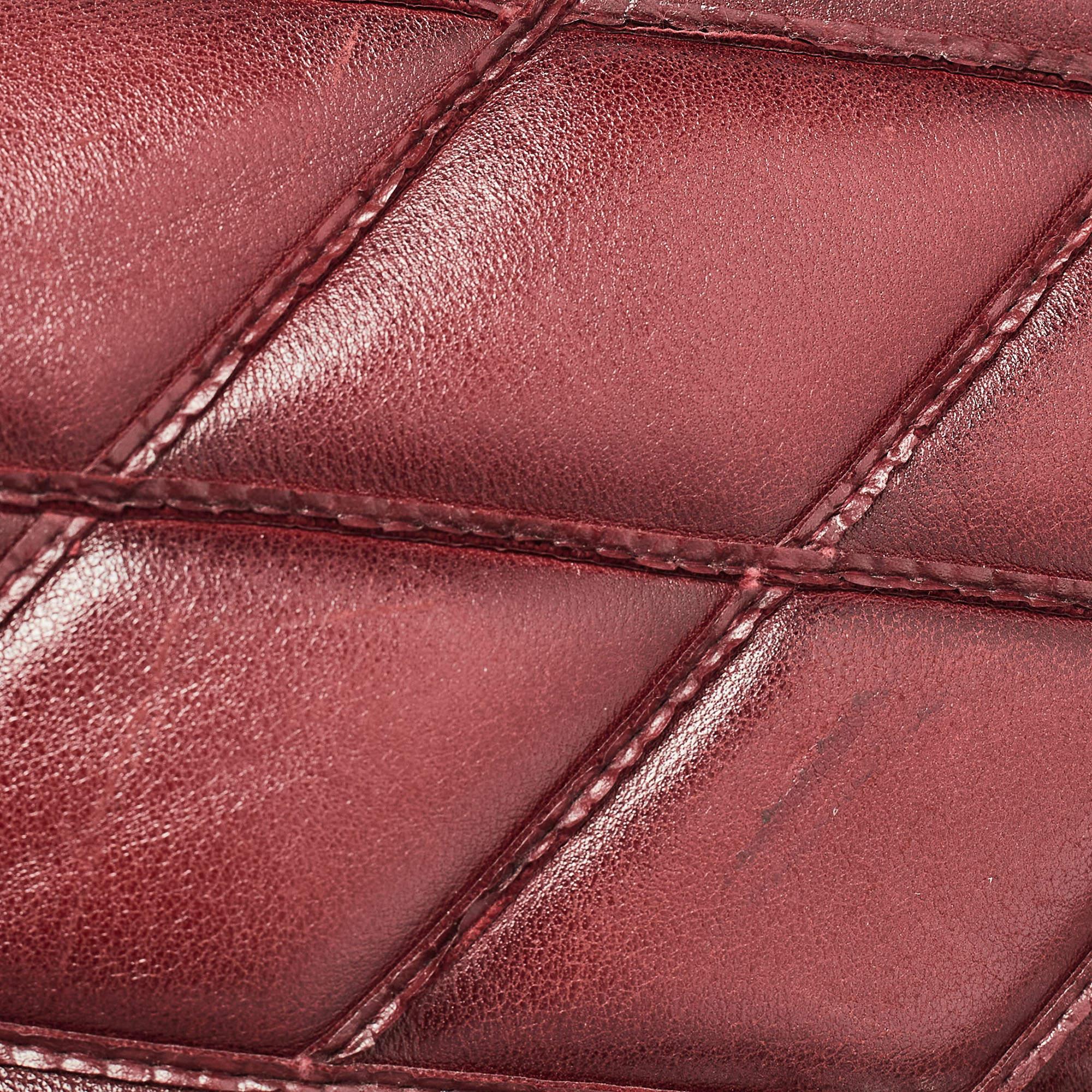 Louis Vuitton Bordeaux Malletage Leather GO-14 PM Bag 9