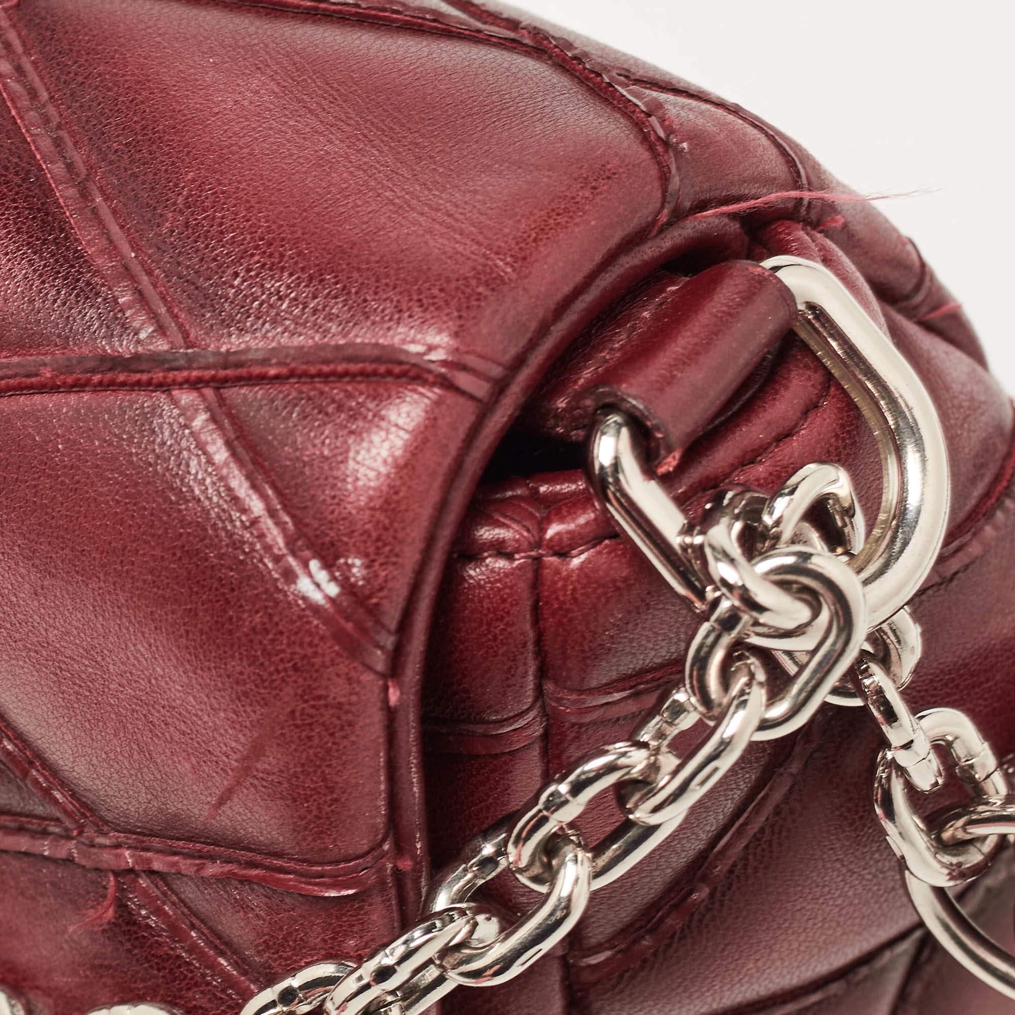 Louis Vuitton Bordeaux Malletage Leather GO-14 PM Bag 12