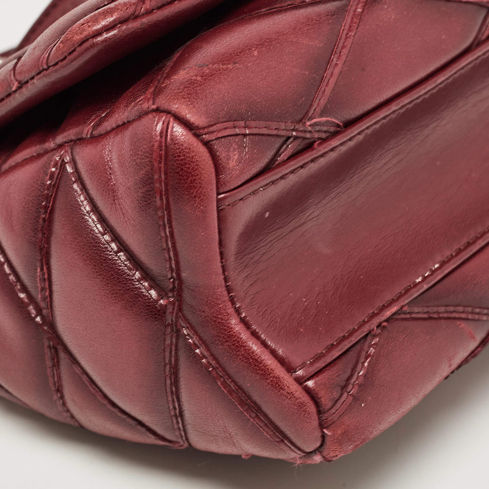Louis Vuitton Bordeaux Malletage Leather GO-14 PM Bag 14