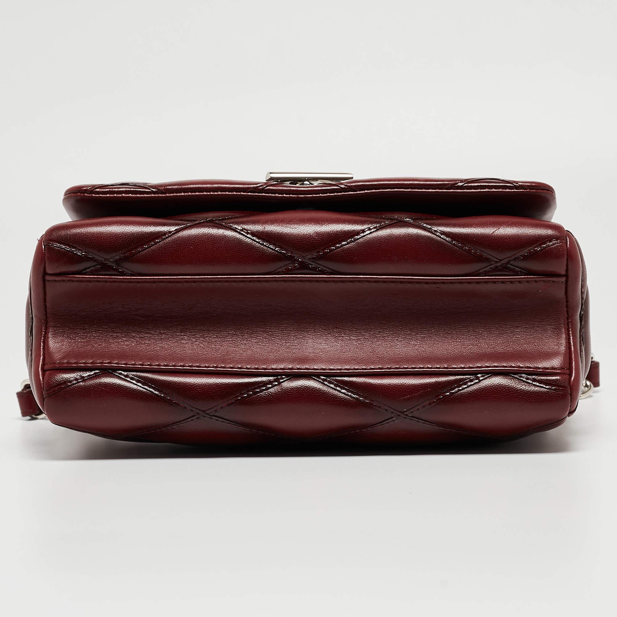 Louis Vuitton Bordeaux Malletage Leather GO-14 PM Bag 1