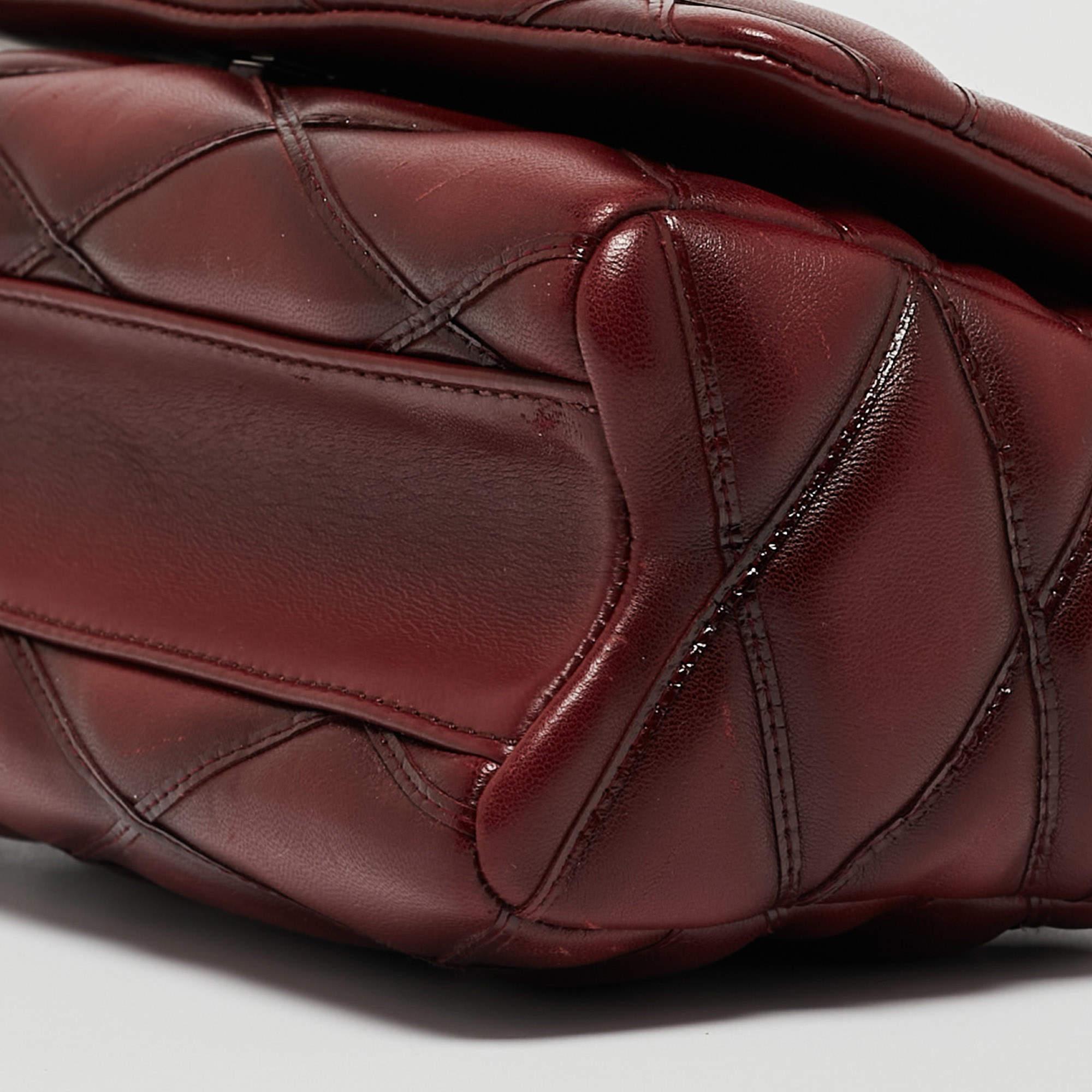 Louis Vuitton Bordeaux Malletage Leather GO-14 PM Bag 3