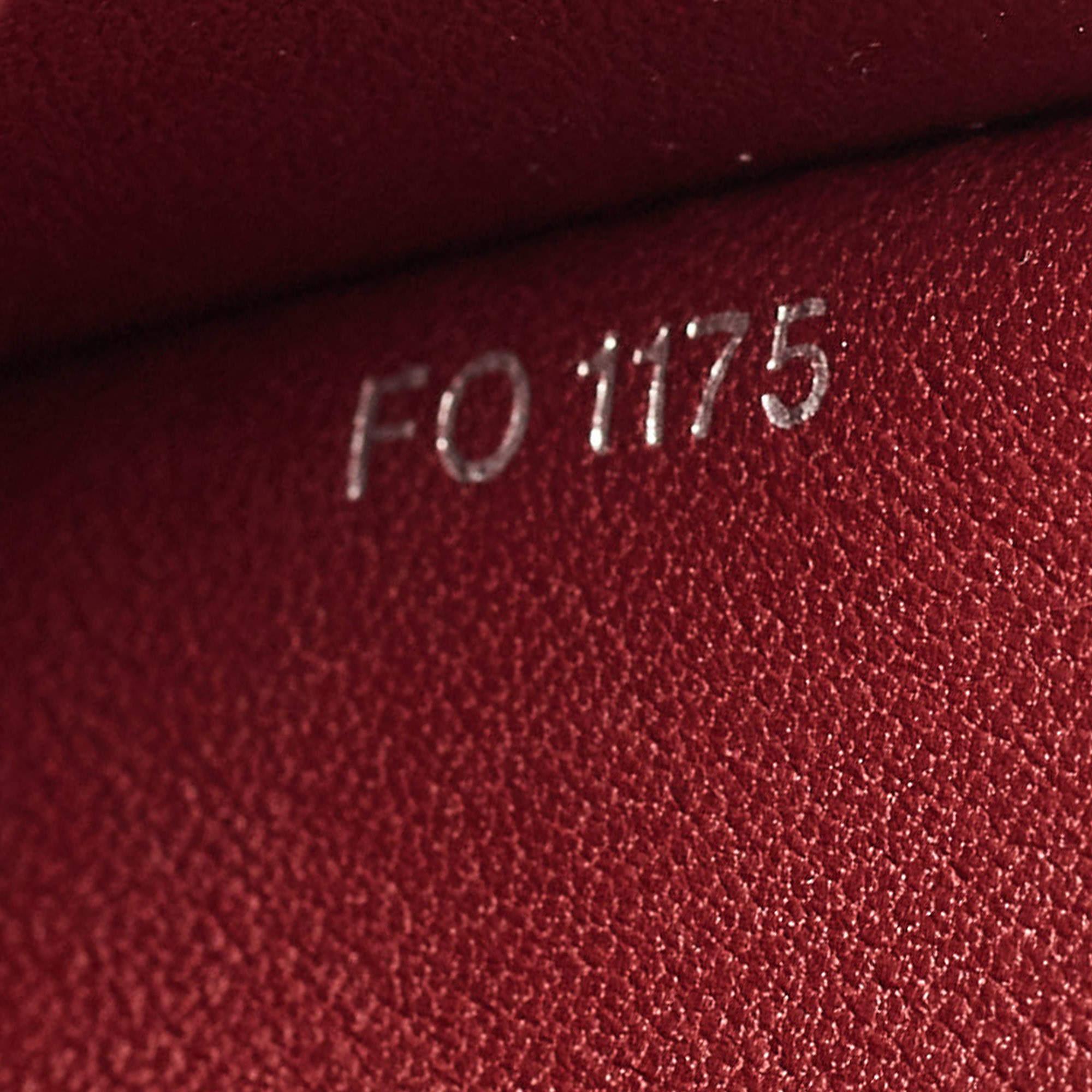 Louis Vuitton Bordeaux Malletage Leather GO-14 PM Bag For Sale 4