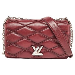 Louis Vuitton Bordeaux Malletage Leather GO-14 PM Bag