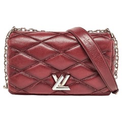 Louis Vuitton Bordeaux Malletage Leather GO-14 PM Bag