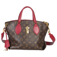 Louis Vuitton Bordeaux Monogram Canvas Flower Zipped Tote PM