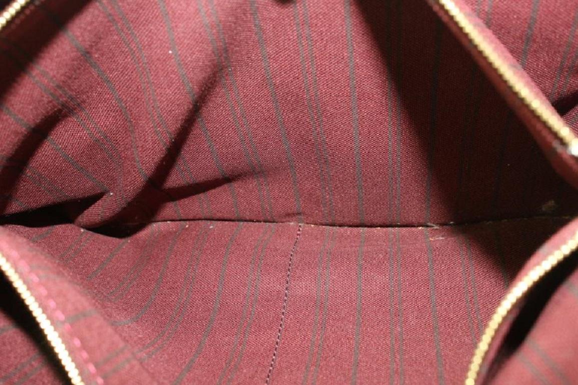 Louis Vuitton - Sac fourre-tout « Empreinte » en cuir bordeaux Monogram Lumineuse PM 2way en vente 7