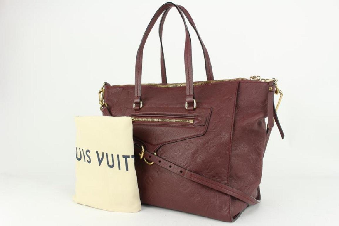 Louis Vuitton Aurore Monogram Empreinte Leather Lumineuse PM Bag For Sale  at 1stDibs