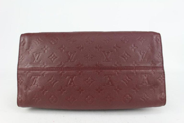 Louis Vuitton Bordeaux Monogram Empreinte Leather Lumineuse PM