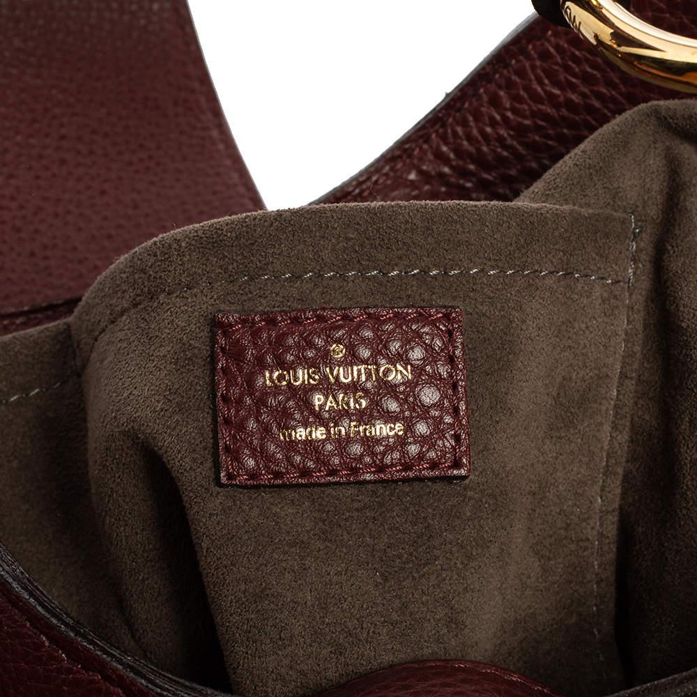 Louis Vuitton Bordeaux Monogram Mahina Leather Solar PM Bag 7