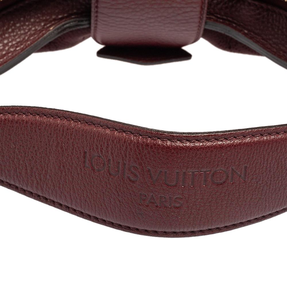Louis Vuitton Bordeaux Monogram Mahina Leather Solar PM Bag 7