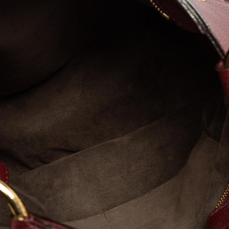Louis Vuitton Bordeaux Monogram Mahina Leather Solar PM Bag - ShopStyle