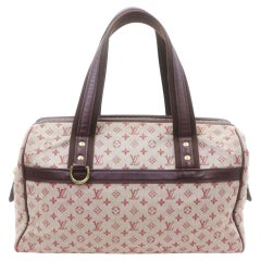 Vintage Louis Vuitton Bordeaux Monogram Mini Lin Josephine GM Bag 863059