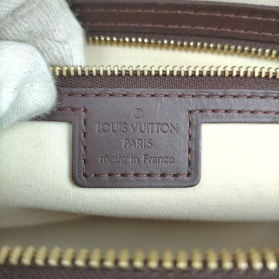 Beige Louis Vuitton Bordeaux Monogram Mini Lin Josephine GM Boston Speedy Bag 862037