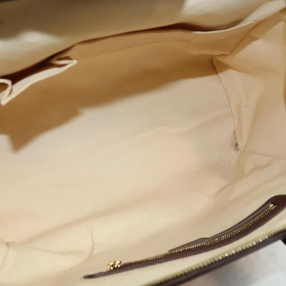 Brown Louis Vuitton Bordeaux Monogram Mini Lin Josephine GM Boston Speedy Large 861551