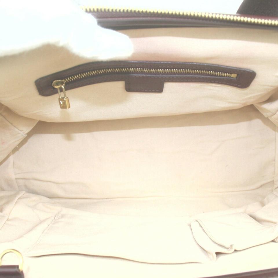 Louis Vuitton Bordeaux Monogram Mini Lin Josephine GM with Strap Speedy 14LV712 In Good Condition In Dix hills, NY