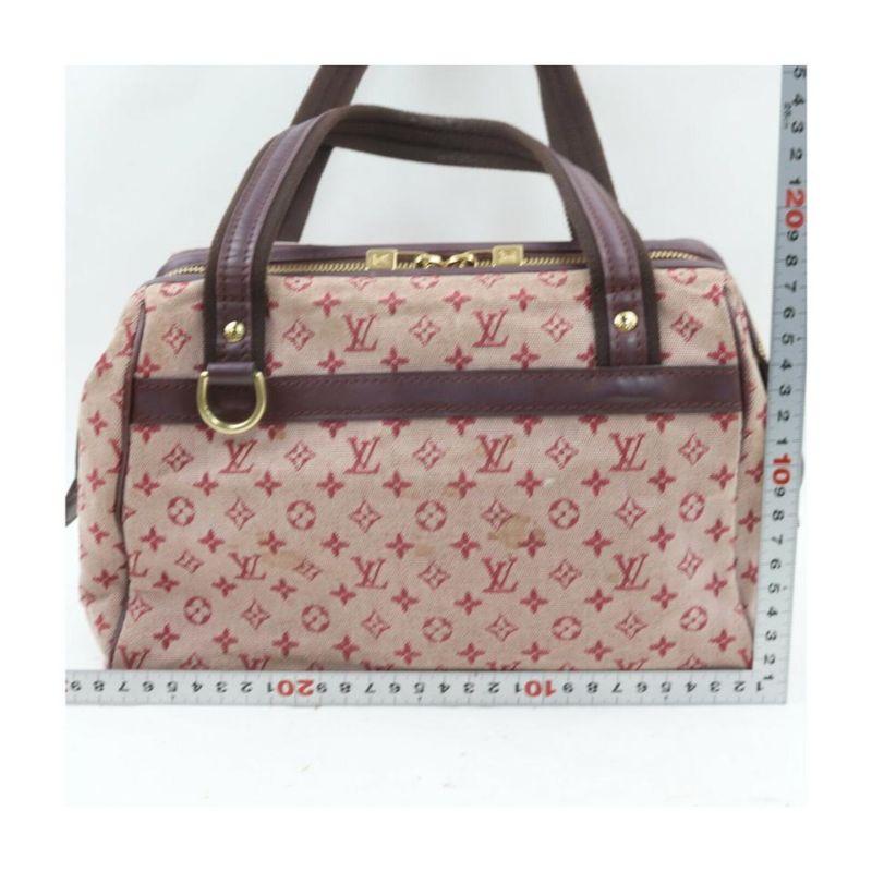 Louis Vuitton Bordeaux Monogram Mini Lin Josephine PM Speedy Bag 863467 2