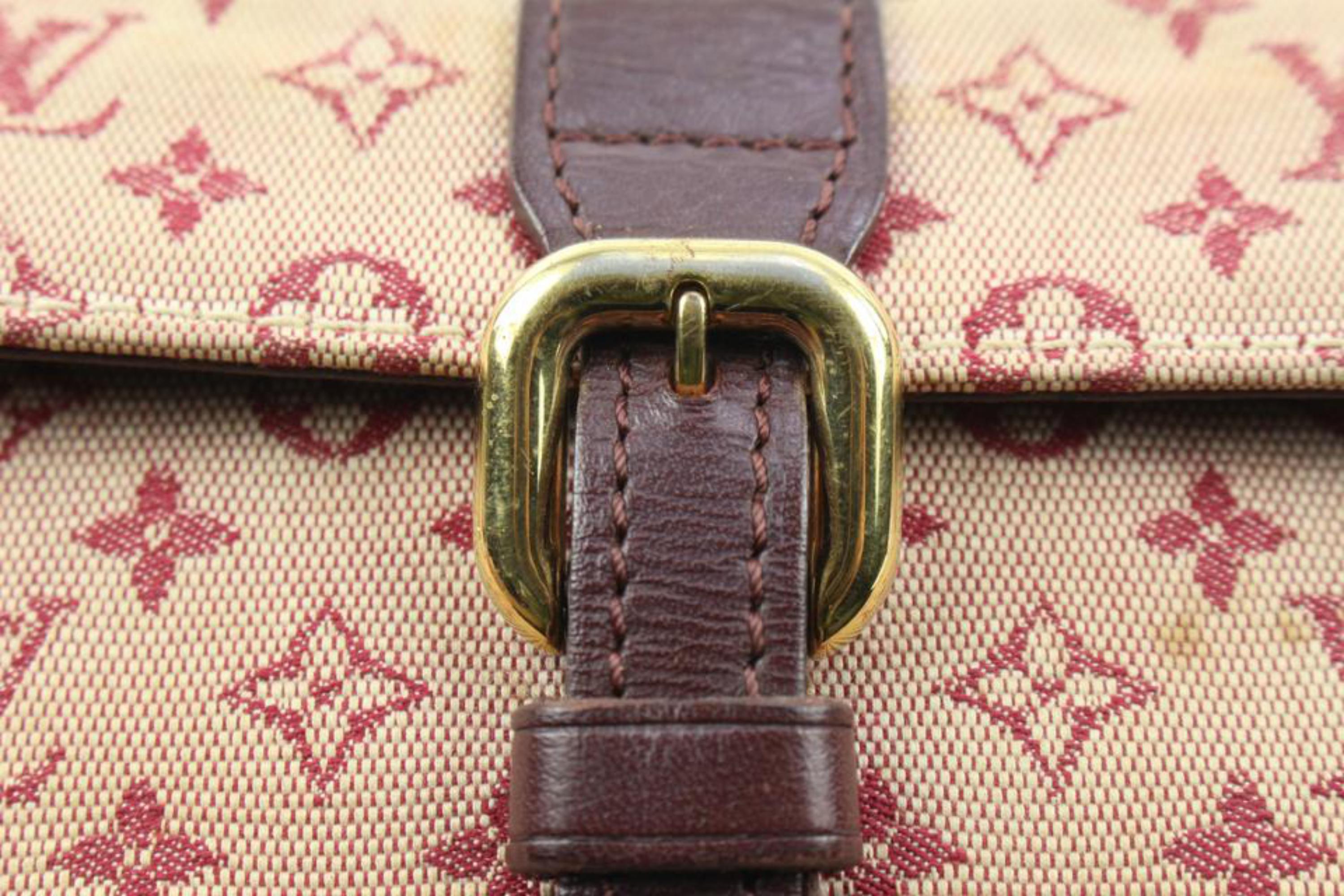 Louis Vuitton Bordeaux Monogram Mini Lin Juliette MM Crossbody Bag 2lv126s 4