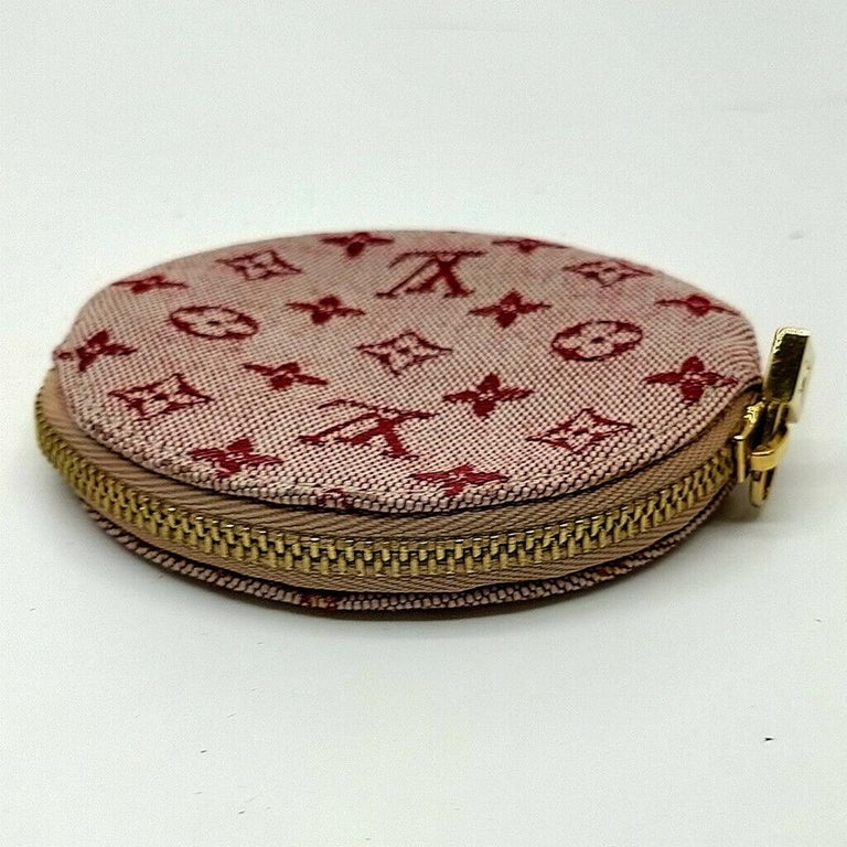 LOUIS VUITTON Monogram Cherry Porte Monnaie Round Coin Purse