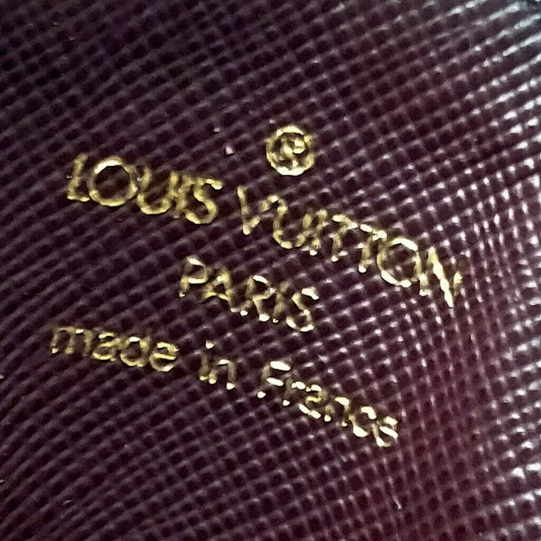 Louis Vuitton Bordeaux Monogram Mini Lin Porte Monnaie Rond Coin Pouch  Change For Sale at 1stDibs
