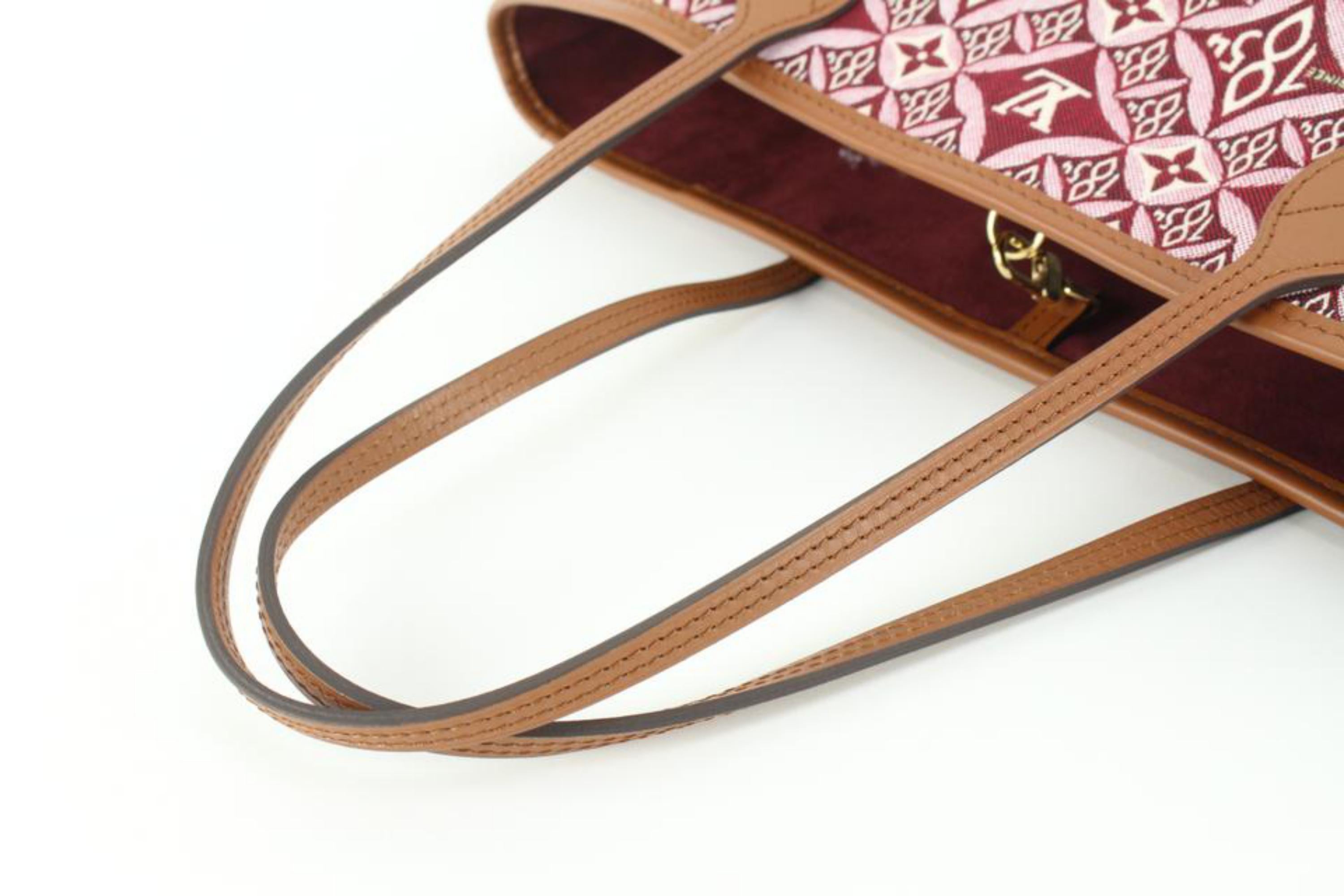 Louis Vuitton Bordeaux  Monogram Since 1854 Neverfull Fourre-tout MM avec 24lz53s en vente 4