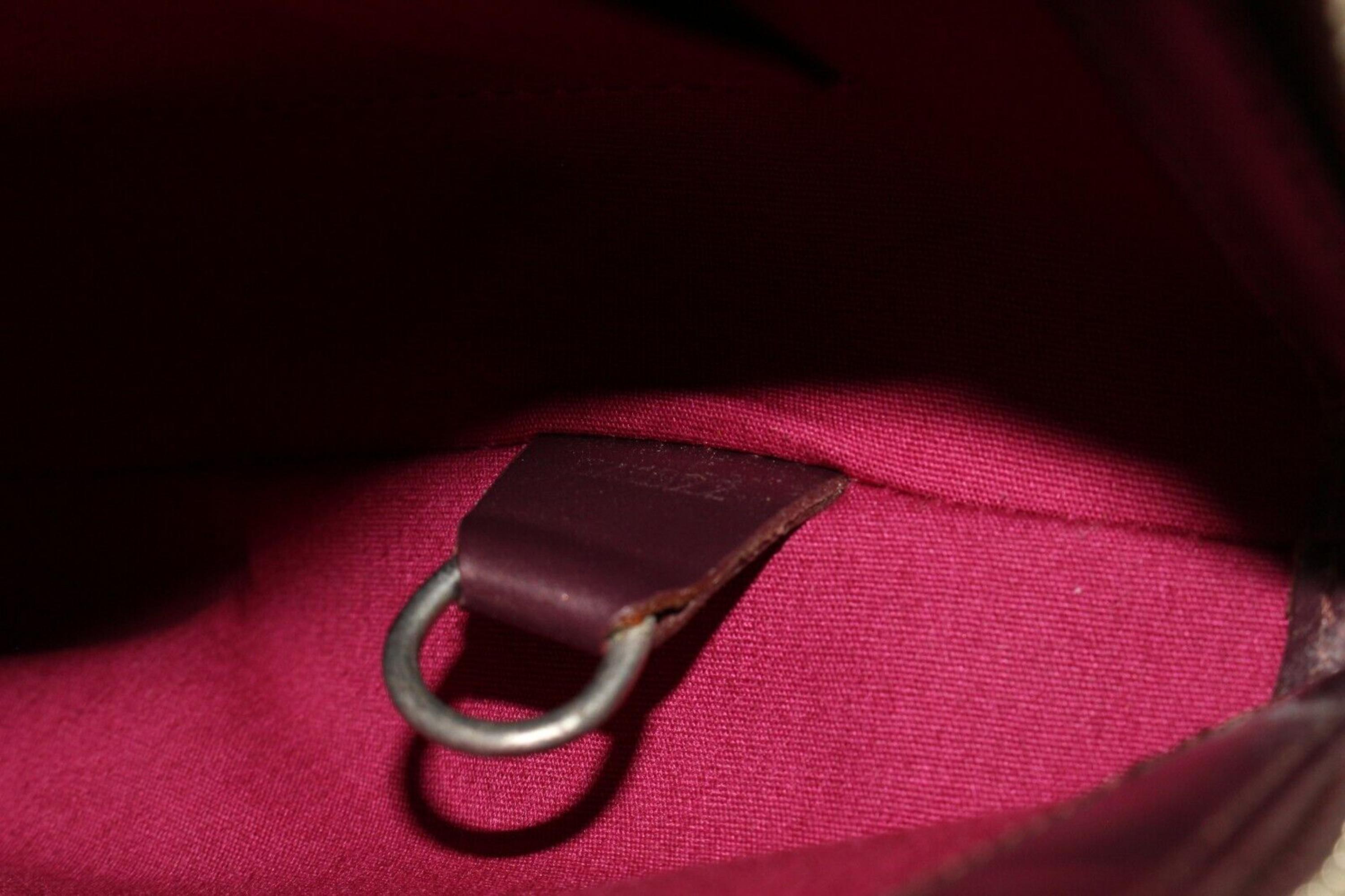 Brown Louis Vuitton Bordeaux Monogram Vernis Allston Shoulder bag 2LK0315