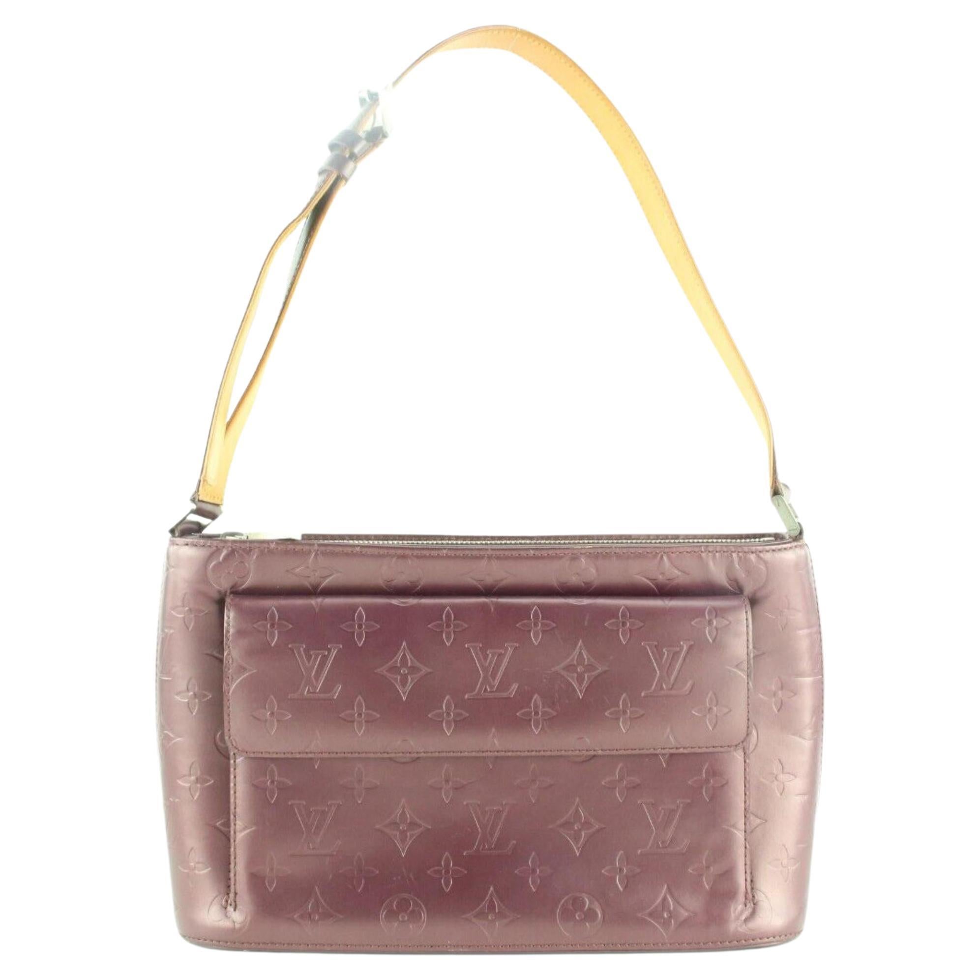 Louis Vuitton Perle Monogram Vernis Minna Street Crossbody Bag 863135