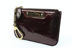 Louis Vuitton Bordeaux Monogram Vernis Key Pouch NM Pochette Cles s210lv48