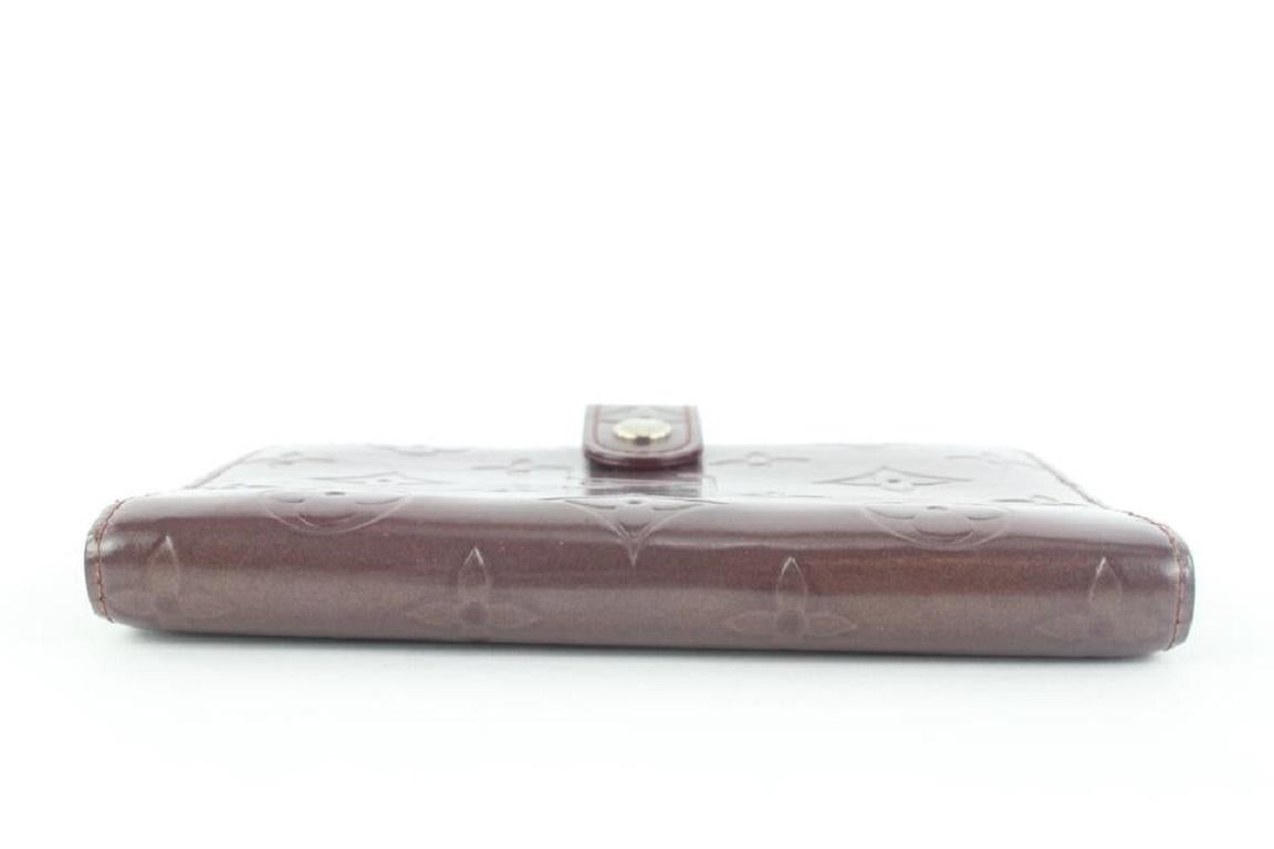 Louis Vuitton Burdeos Monograma Vernis Mate Anillo Pequeño Agenda PM Funda de diario 3